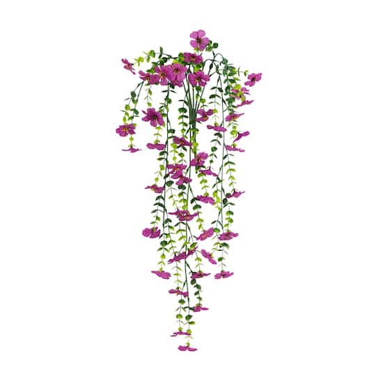 30" UV Resistant Artificial Daisy Hanging Bushes